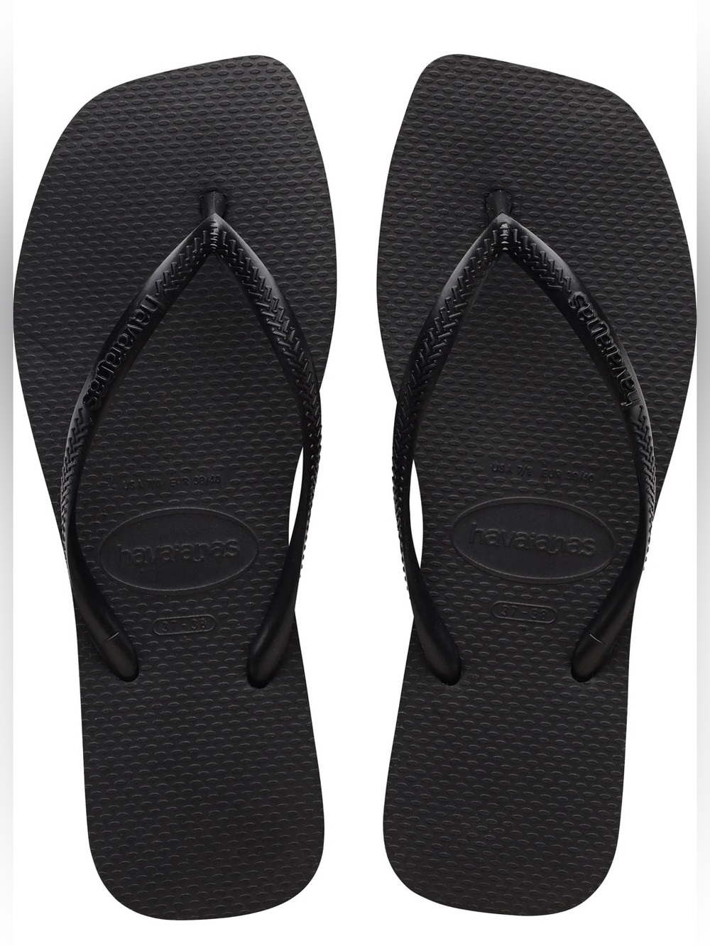 Havaiana slim square toe flip flops!